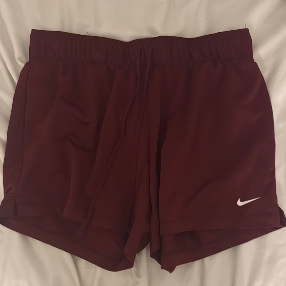 Nike Maroon Dri fit Athletic Shorts